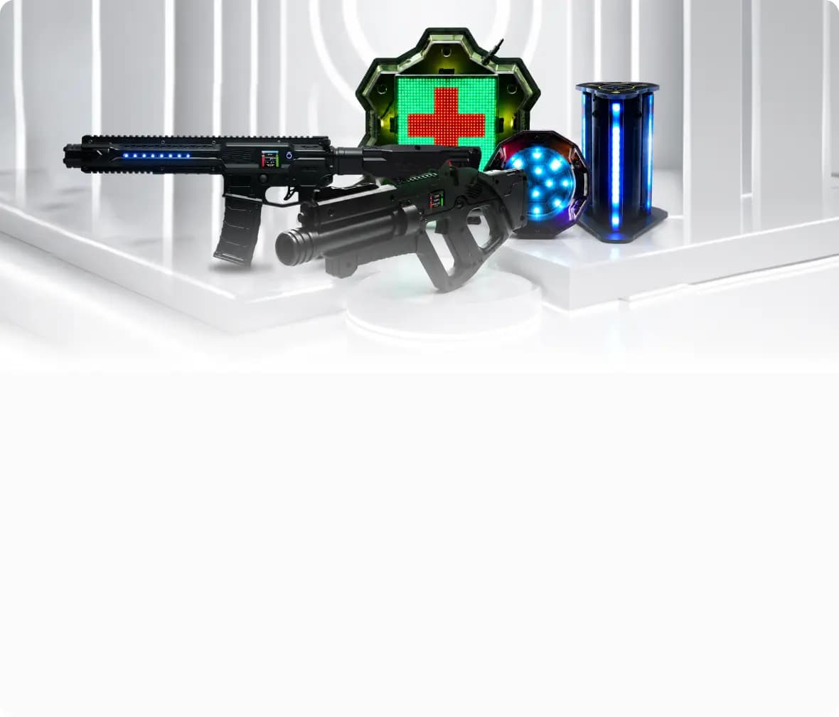 Laser tag equipment and software